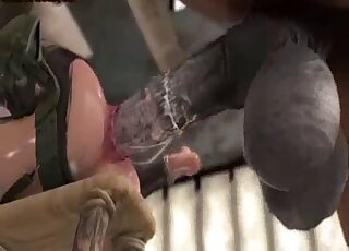 Quiet decides to get loudly fucked by a good-looking animal here